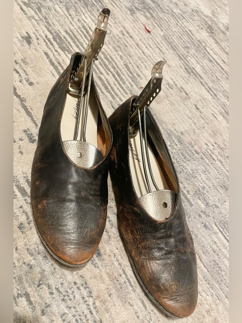 Marsell Coltellaccio Black Leather Ballerina Shoes Sz EU 37 / US 7- MSRP $850.00